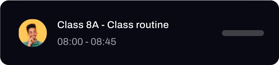 class routine img